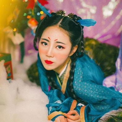 精靈可愛女生頭像，唯美古風(fēng)真人頭像