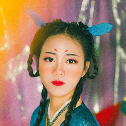 精靈可愛女生頭像，唯美古風(fēng)真人頭像