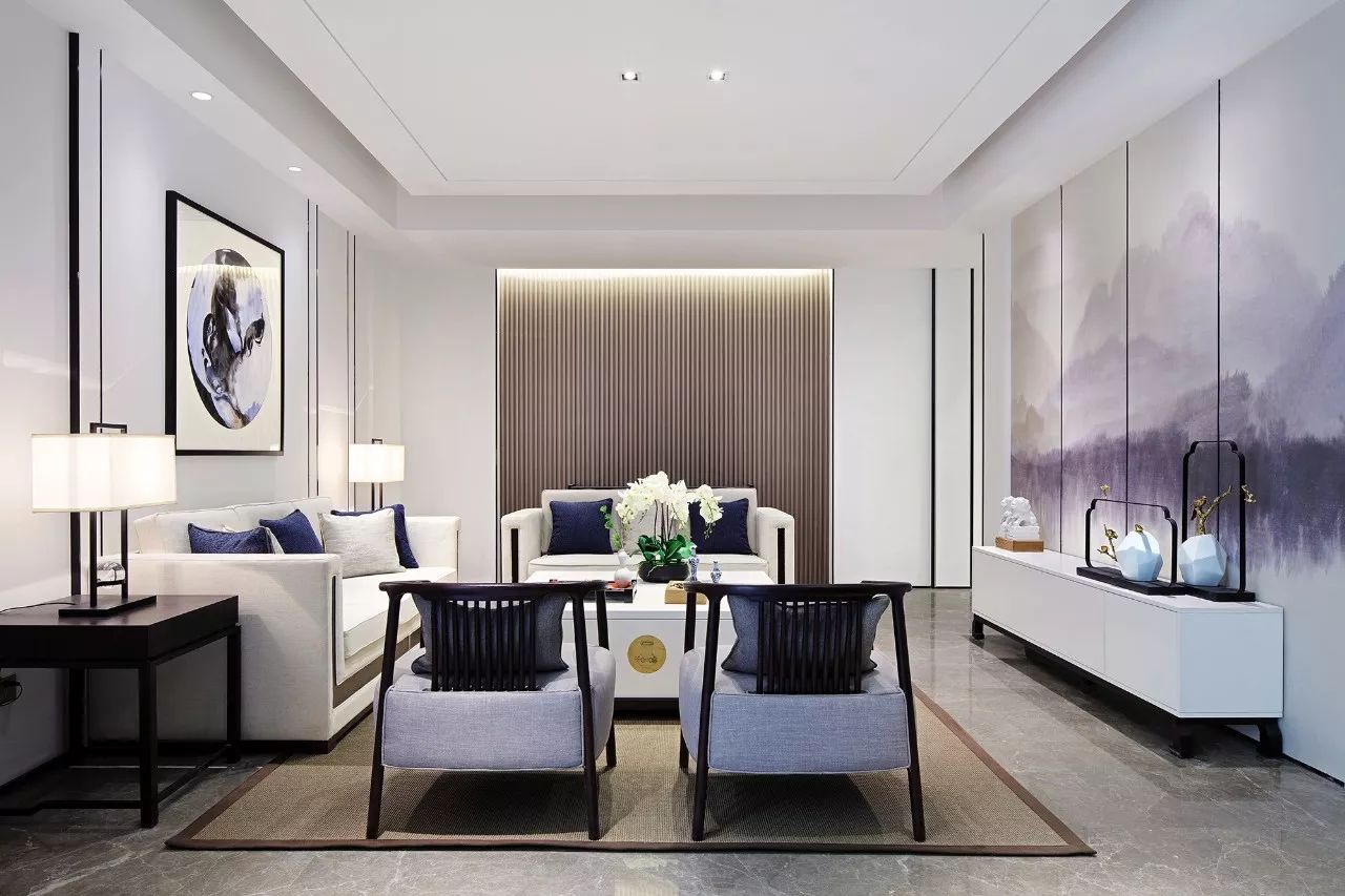 雙拼別墅樣板房：禪意留白的東方中式之美！