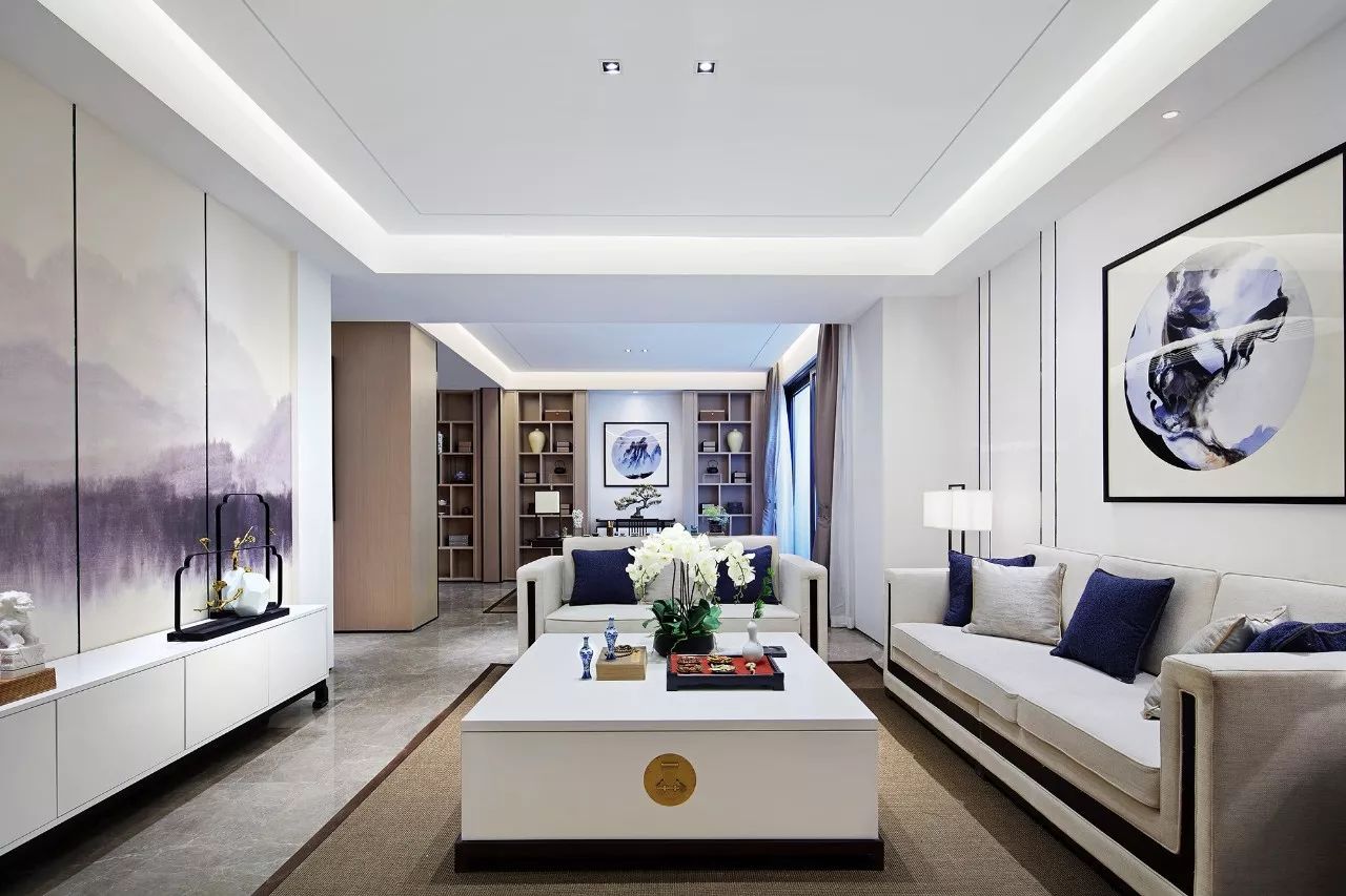 雙拼別墅樣板房：禪意留白的東方中式之美！