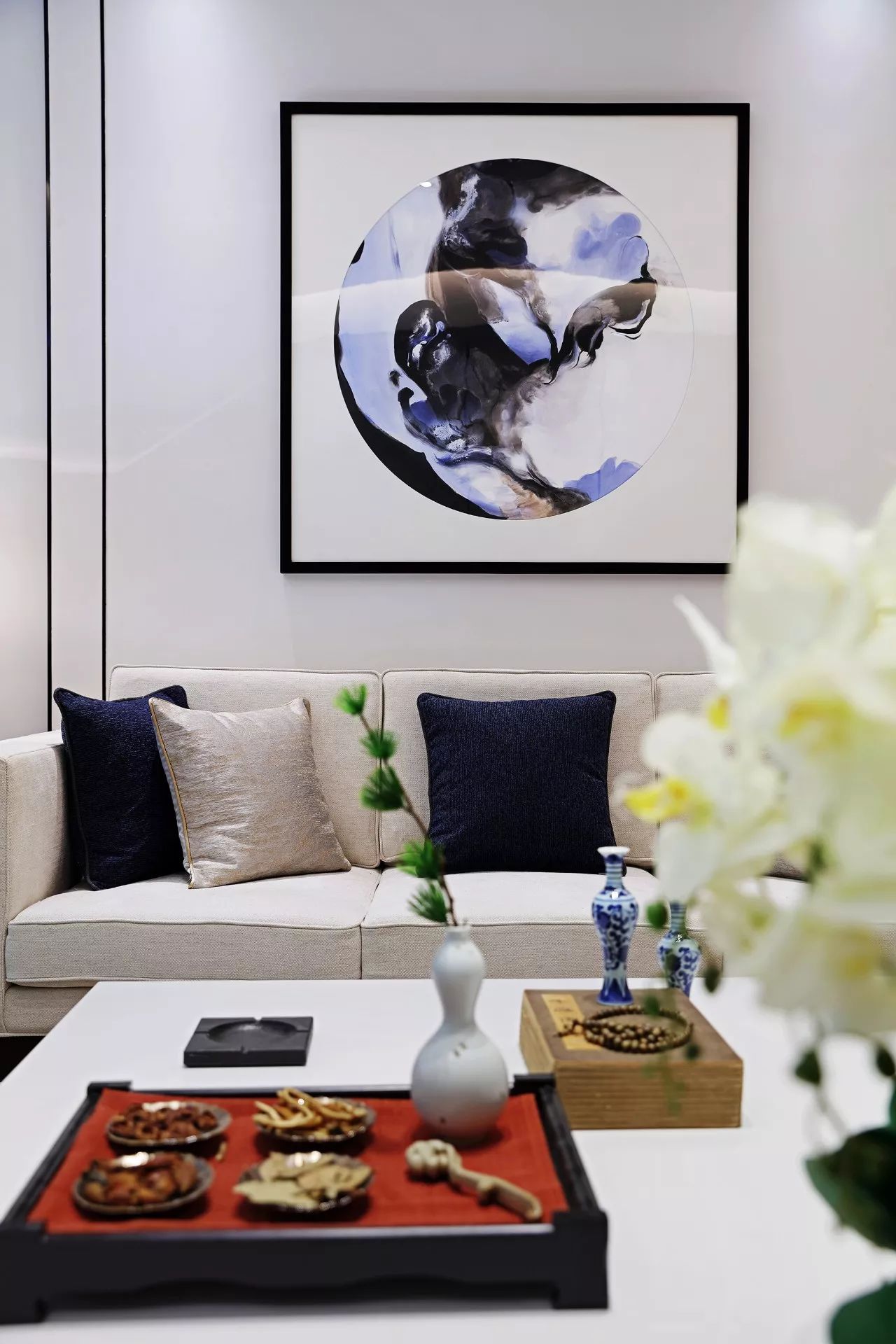 雙拼別墅樣板房：禪意留白的東方中式之美！