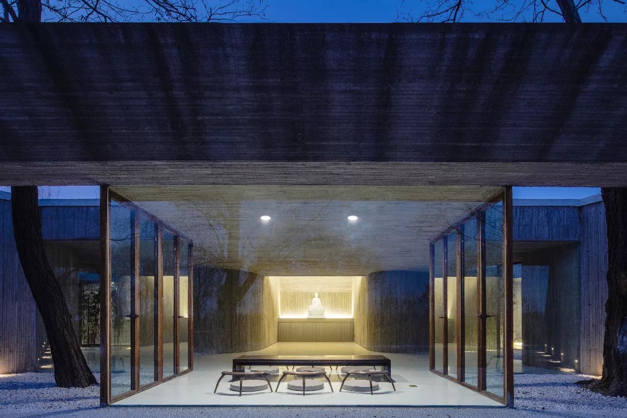 佛系新中式建筑，河北水岸佛堂！