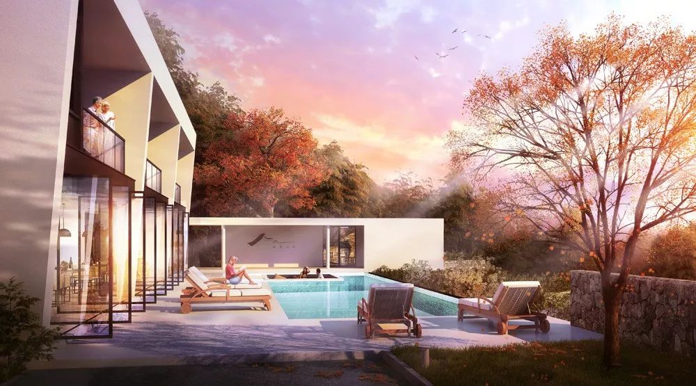 過云山居·長丘田，躺在浴缸里摘朵云