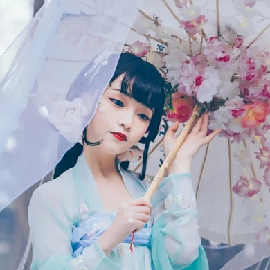 森林花仙子女生頭像，唯美古風(fēng)真人頭像