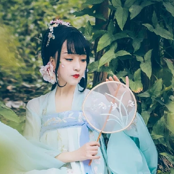 森林花仙子女生頭像，唯美古風(fēng)真人頭像