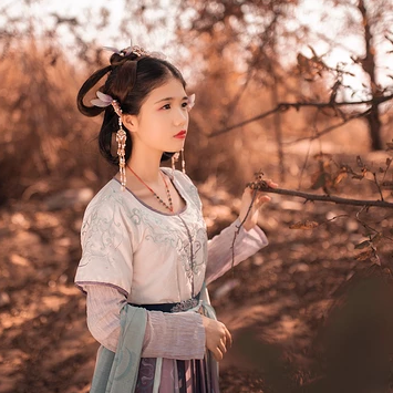 文藝小清新女生頭像，唯美古風(fēng)真人頭像