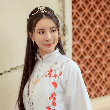 漢服清新女生頭像，唯美古風(fēng)真人頭像