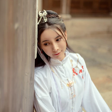 漢服清新女生頭像，唯美古風(fēng)真人頭像