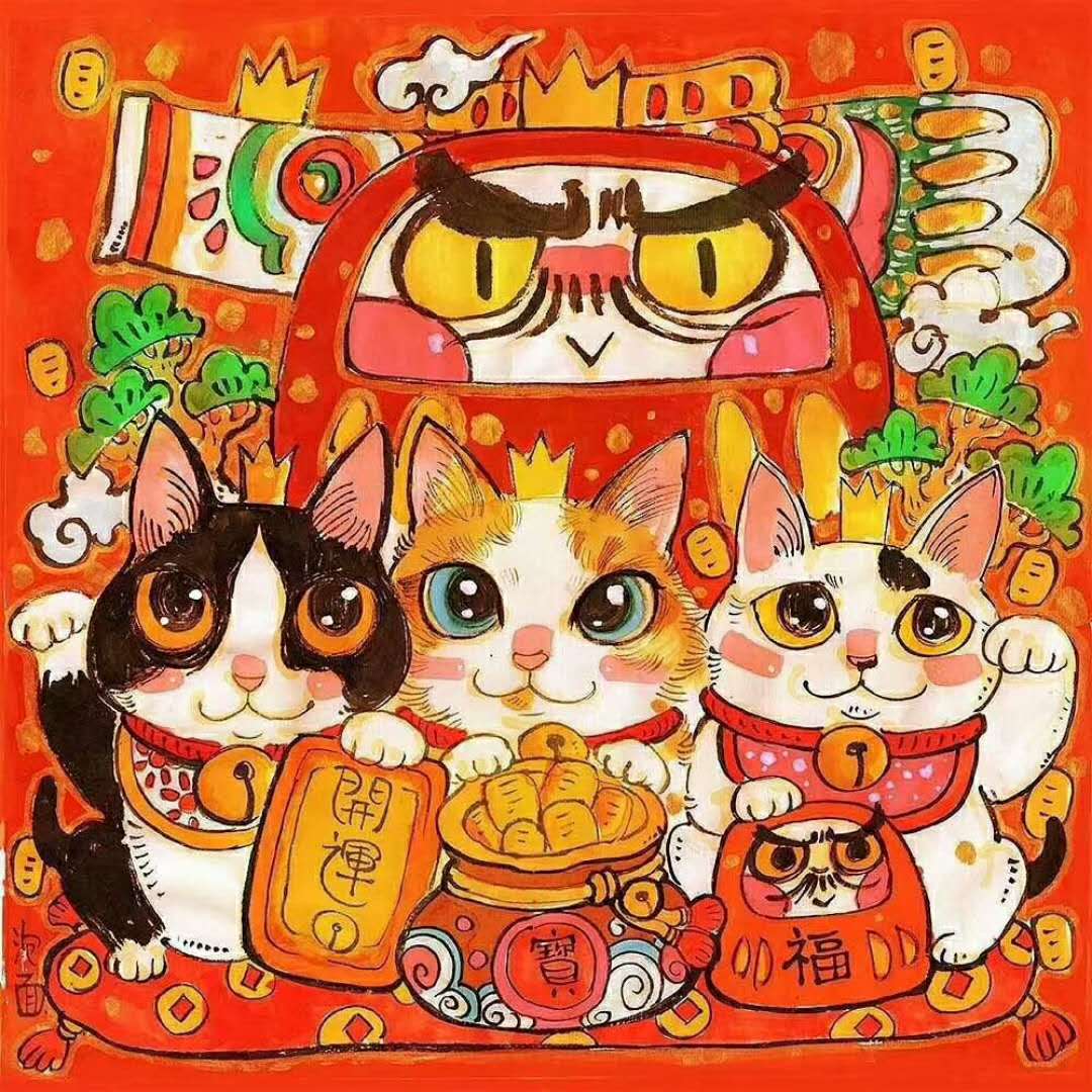 栩栩如生的年畫：六幅唯美動(dòng)人的手繪年畫圖片