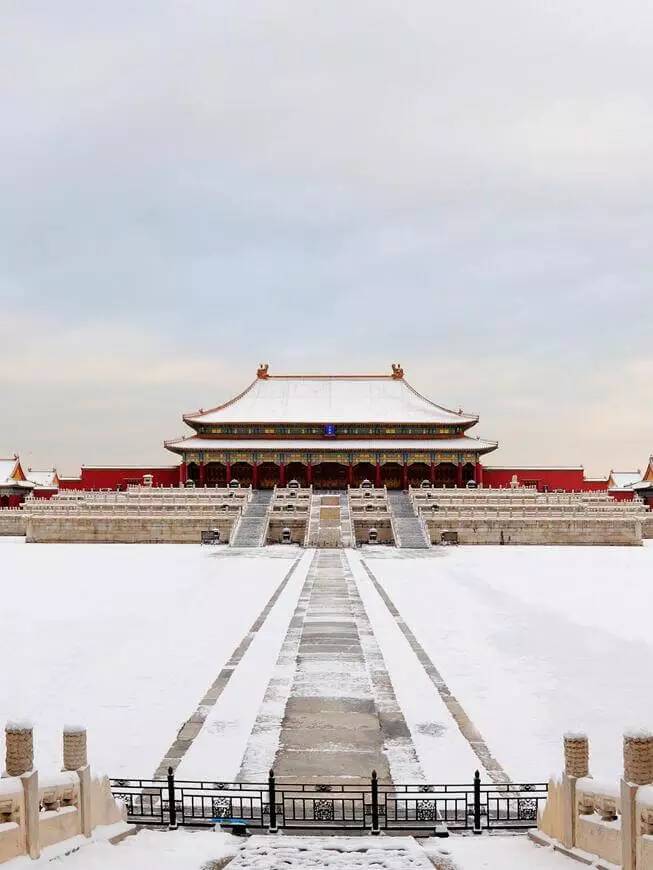 最美中國(guó)古建筑：紫禁城下雪了！