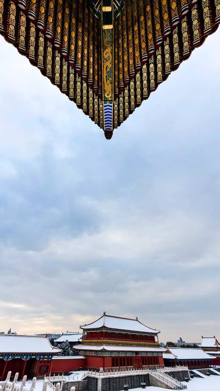 最美中國(guó)古建筑：紫禁城下雪了！