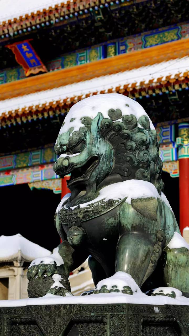 最美中國(guó)古建筑：紫禁城下雪了！