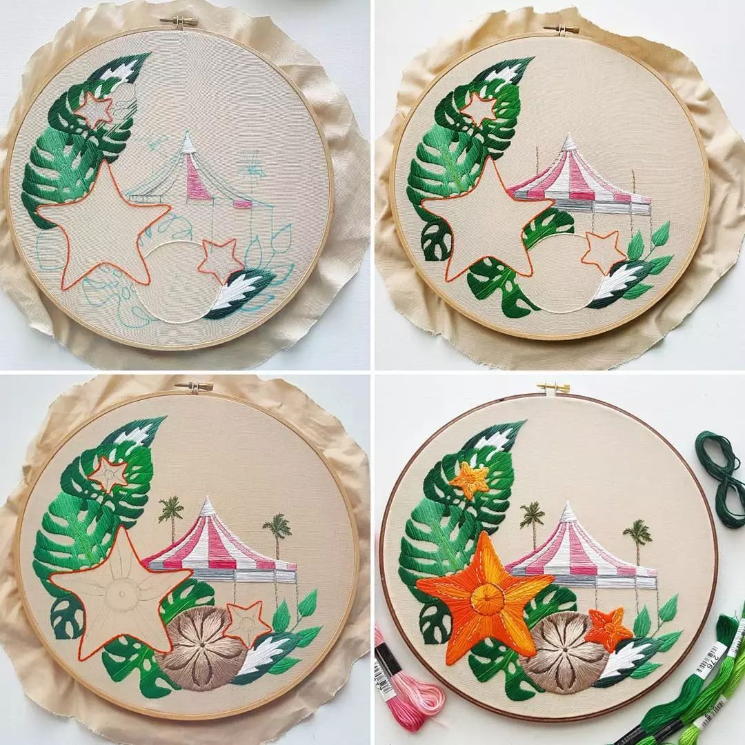 唯美手工刺繡藝術(shù):用針線填滿你的生活吧!