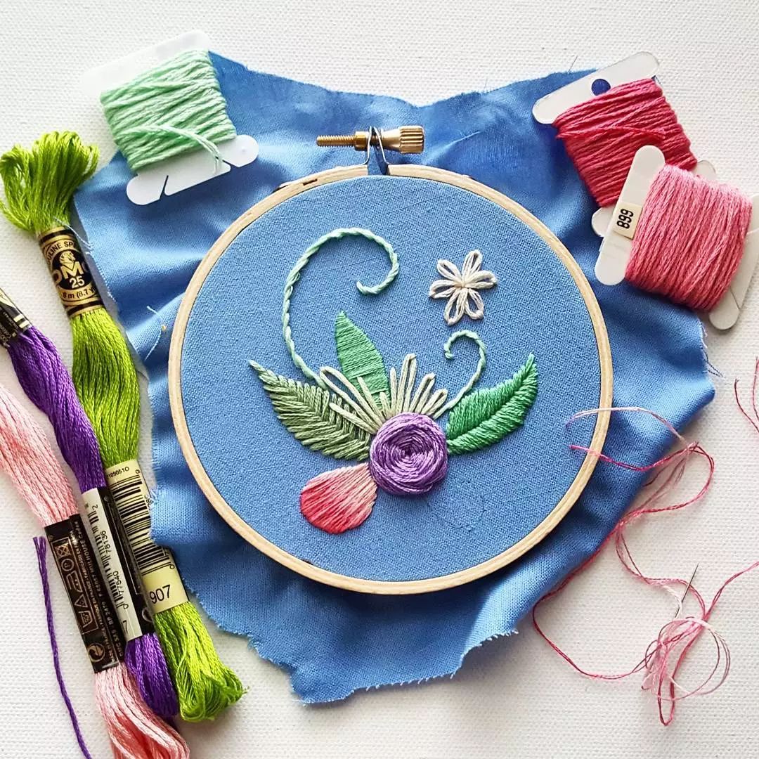 唯美手工刺繡藝術(shù)：用針線(xiàn)填滿(mǎn)你的生活吧!