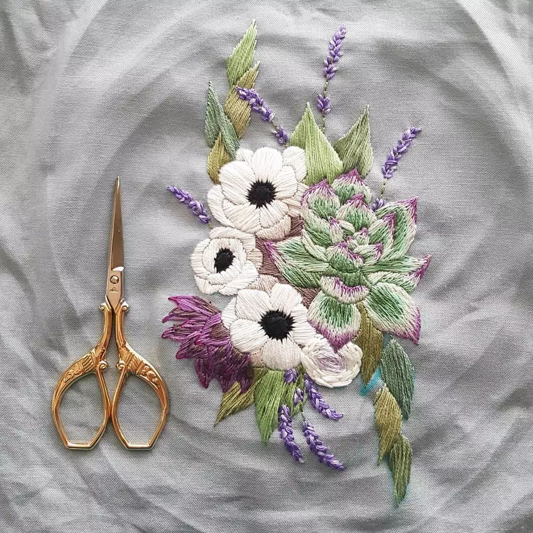唯美手工刺繡藝術(shù)：用針線填滿你的生活吧!
