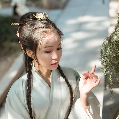 小清新女生頭像，唯美古風(fēng)真人頭像