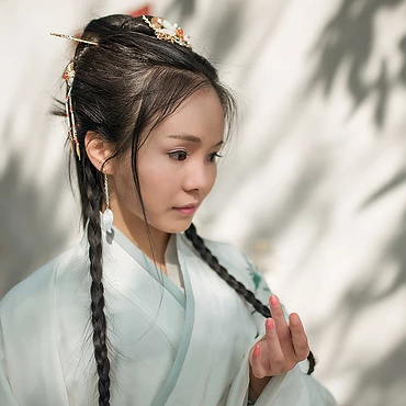 小清新女生頭像，唯美古風(fēng)真人頭像