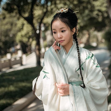 小清新女生頭像，唯美古風(fēng)真人頭像