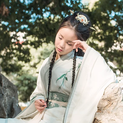 小清新女生頭像，唯美古風(fēng)真人頭像