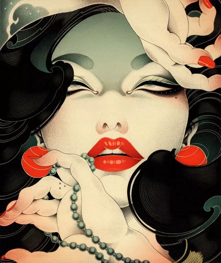 洋溢著肉欲的插畫(huà)：日本畫(huà)家筆下的東方美感！