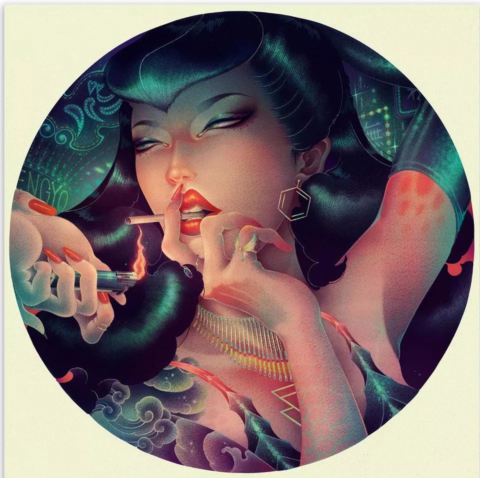 洋溢著肉欲的插畫(huà)：日本畫(huà)家筆下的東方美感！