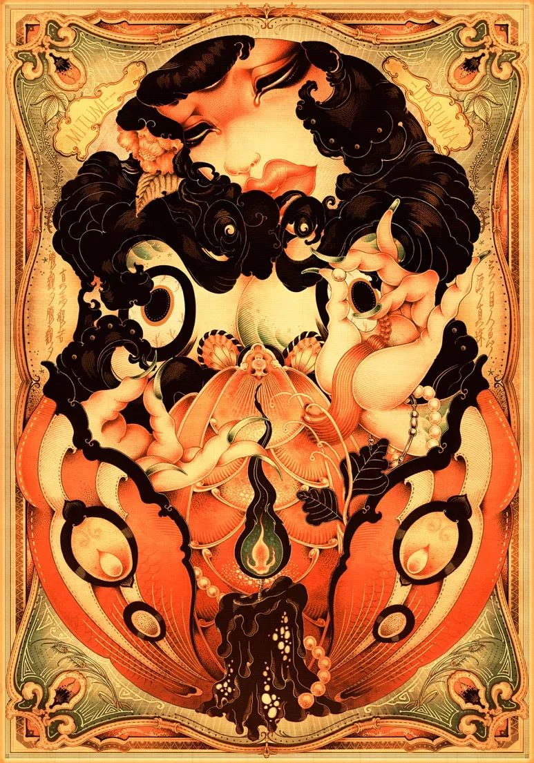 洋溢著肉欲的插畫：日本畫家筆下的東方美感！