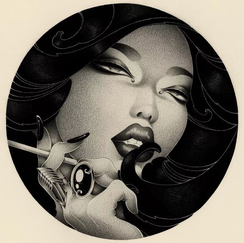 洋溢著肉欲的插畫：日本畫家筆下的東方美感！