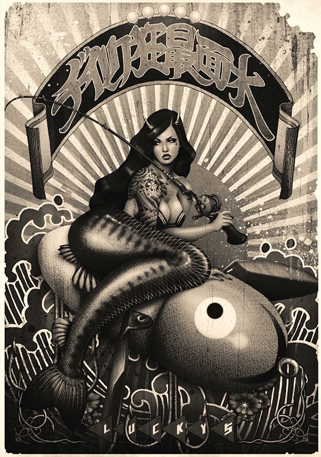 洋溢著肉欲的插畫：日本畫家筆下的東方美感！