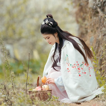 清新典雅女生頭像，唯美古風(fēng)真人頭像