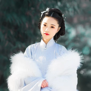 優(yōu)雅冰雪美人古風頭像，唯美古風真頭像