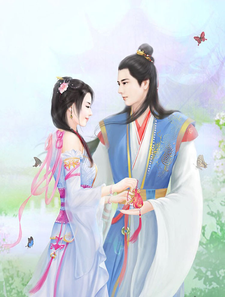 古風(fēng)情侶圖片，四款唯美古風(fēng)人物圖片