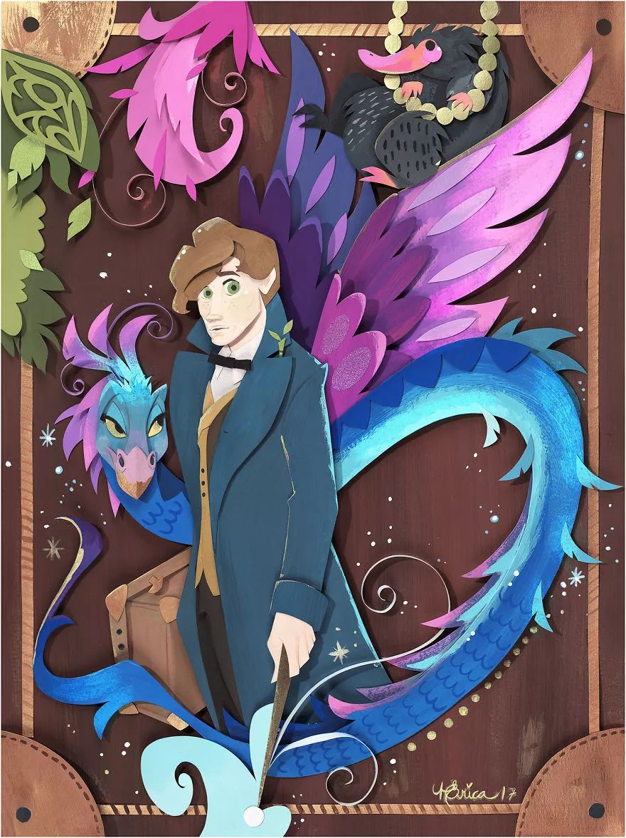 當插畫遇上剪紙，她把紙藝玩出了別樣的美!