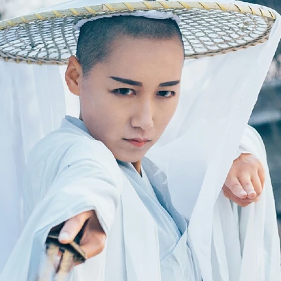 少林兵器光頭頭像，唯美古風(fēng)真人頭像