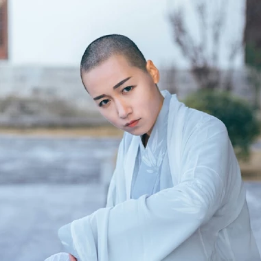 少林兵器光頭頭像，唯美古風(fēng)真人頭像