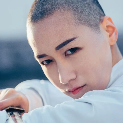 少林兵器光頭頭像，唯美古風(fēng)真人頭像