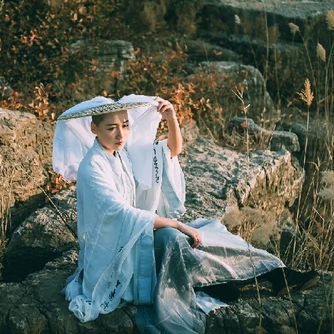 少林兵器光頭頭像，唯美古風(fēng)真人頭像