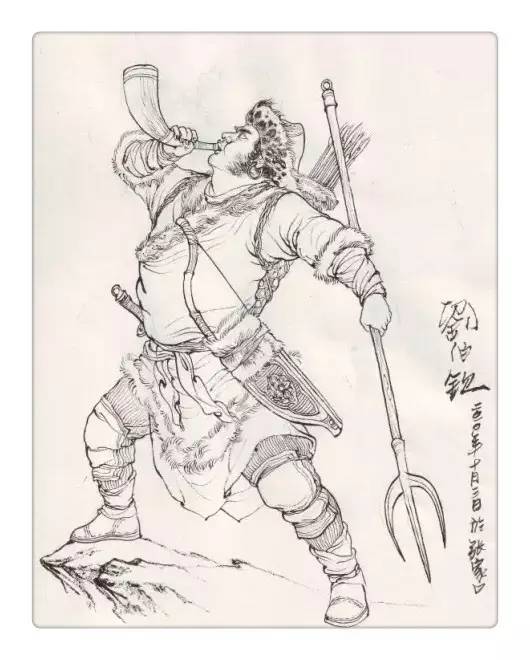 致敬經(jīng)典《西游記》，傳統(tǒng)文化手繪插畫(huà)