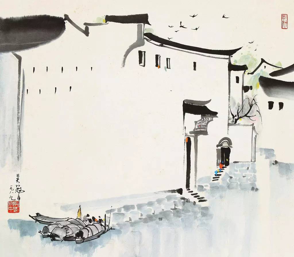 吳冠中的水墨國(guó)畫集合，中國(guó)藝術(shù)最顯眼的景觀