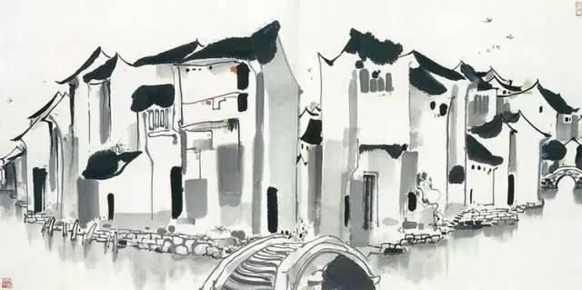 吳冠中的水墨國(guó)畫集合，中國(guó)藝術(shù)最顯眼的景觀