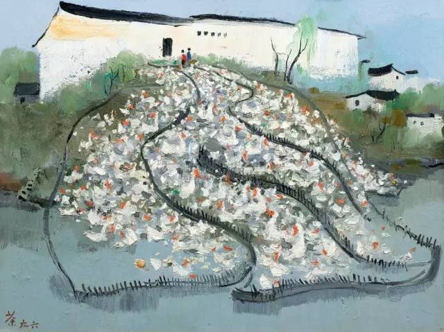 吳冠中的水墨國(guó)畫集合，中國(guó)藝術(shù)最顯眼的景觀
