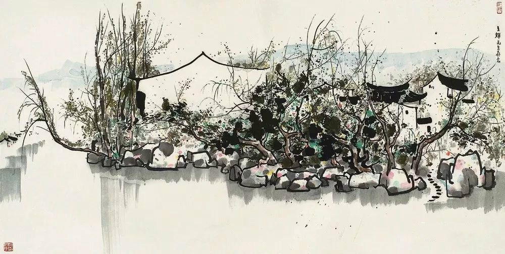 吳冠中的水墨國(guó)畫集合，中國(guó)藝術(shù)最顯眼的景觀