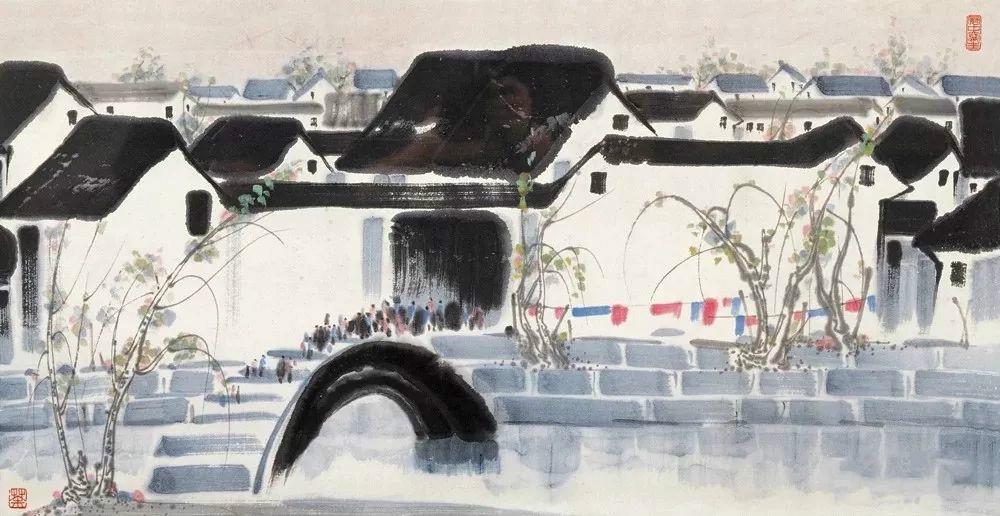 吳冠中的水墨國(guó)畫(huà)集合，中國(guó)藝術(shù)最顯眼的景觀