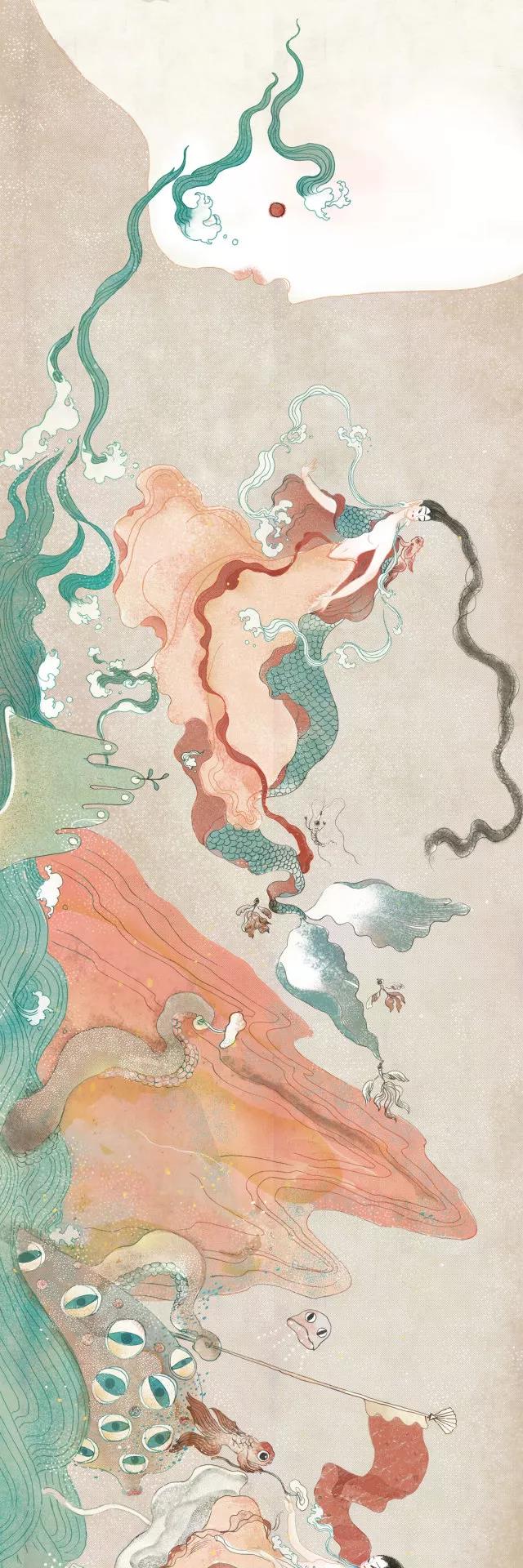 《洛神賦》繪本插畫，最美的中國式愛情！