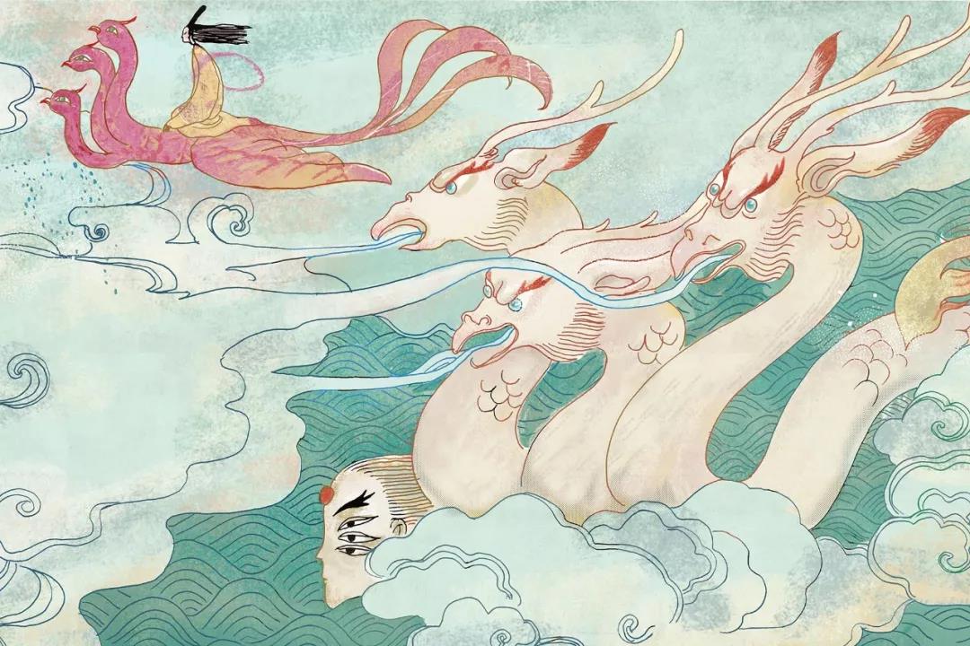 《洛神賦》繪本插畫，最美的中國(guó)式愛情！