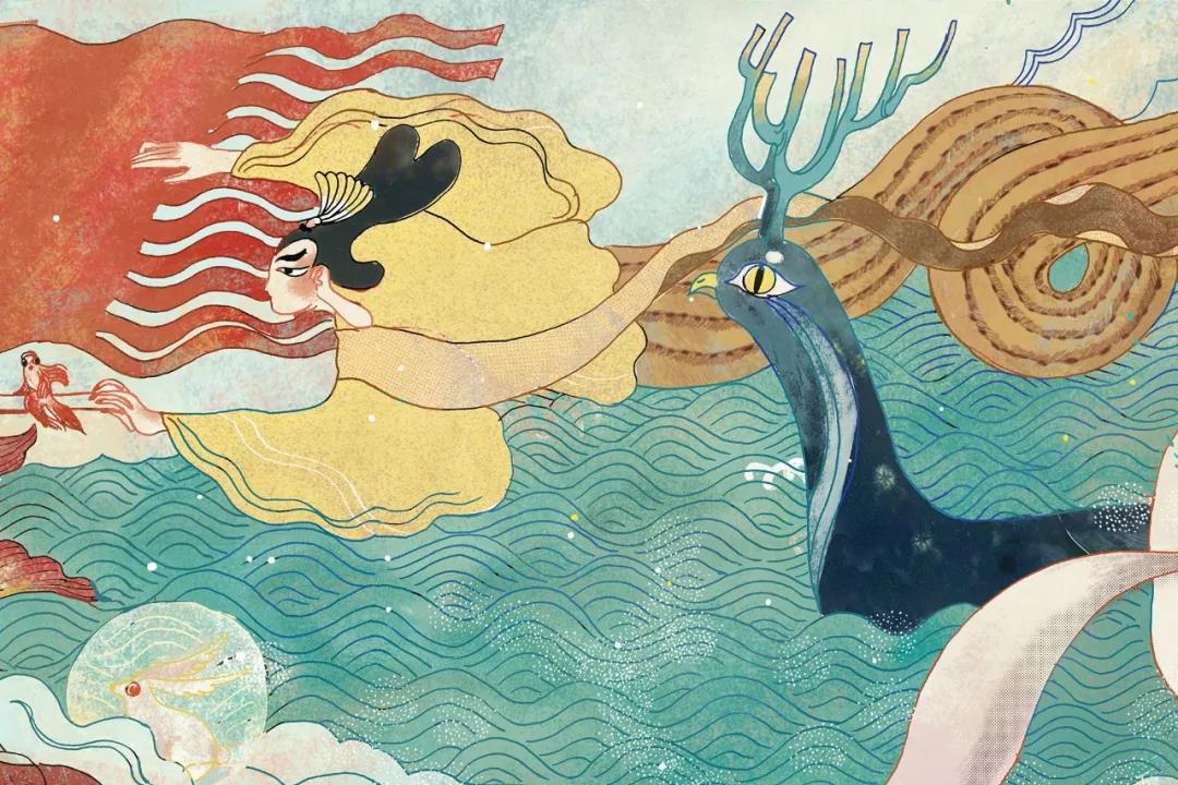 《洛神賦》繪本插畫，最美的中國(guó)式愛情！