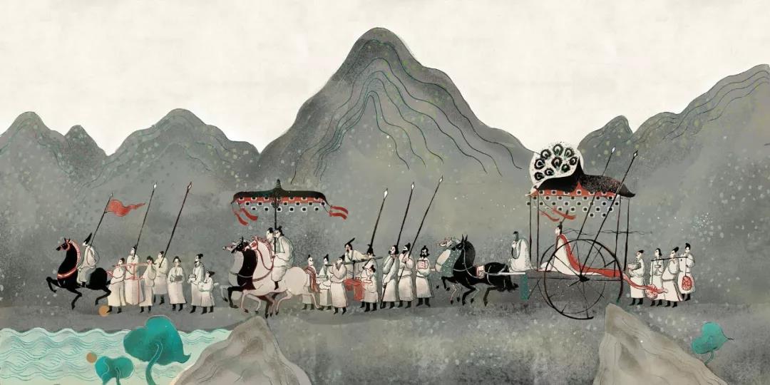 《洛神賦》繪本插畫，最美的中國(guó)式愛情！