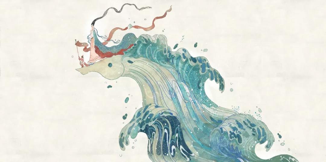 《洛神賦》繪本插畫，最美的中國(guó)式愛情！