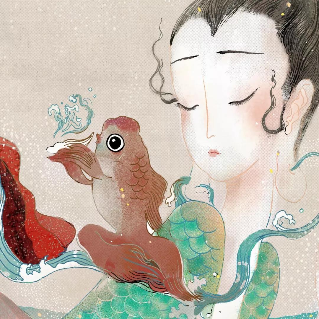 《洛神賦》繪本插畫，最美的中國式愛情！