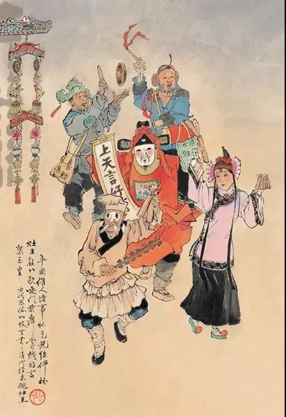 中國(guó)年畫(huà)：《古代風(fēng)俗百圖》那時(shí)候年味正濃
