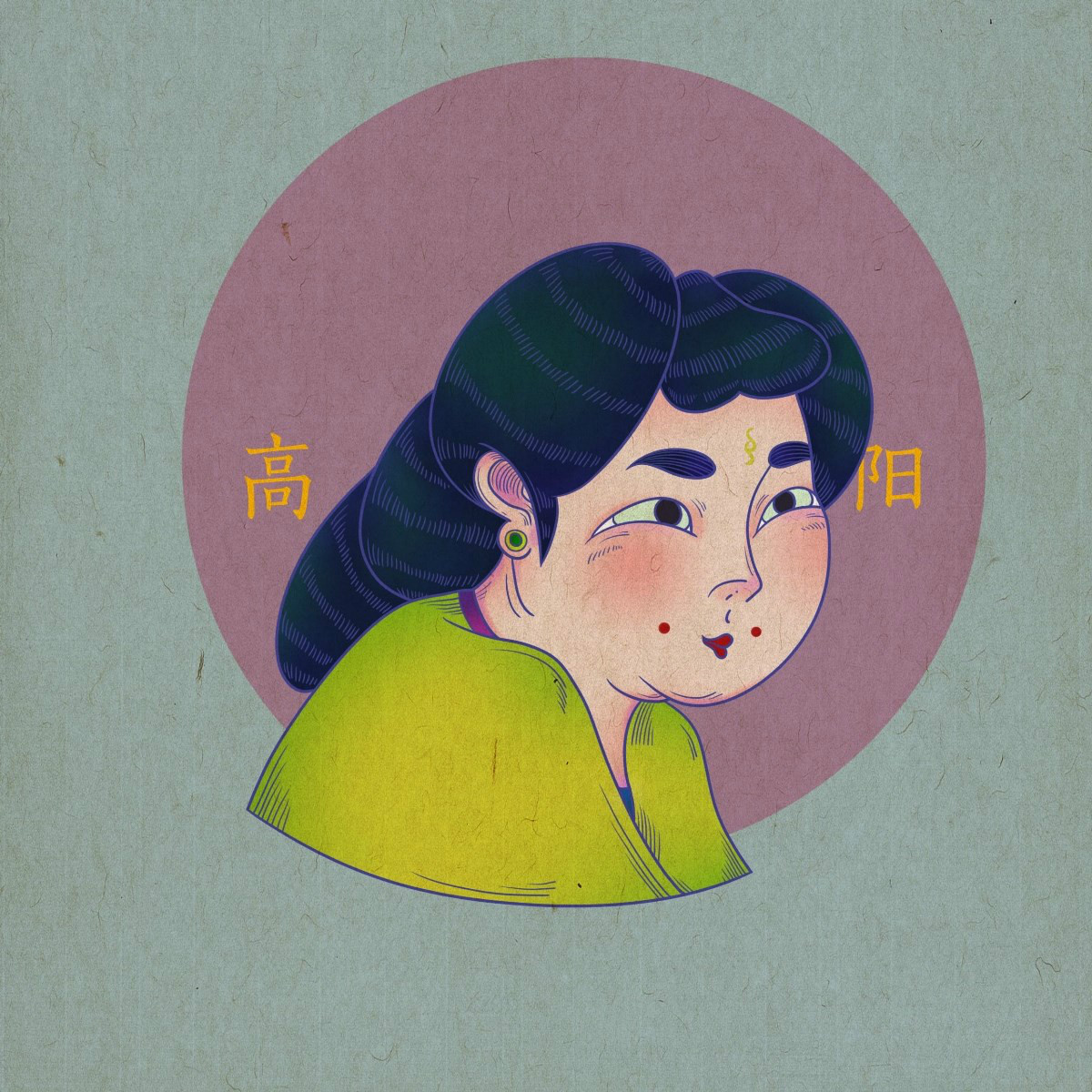 眾生相手繪插畫，風(fēng)格迥異人物頭像插畫圖片